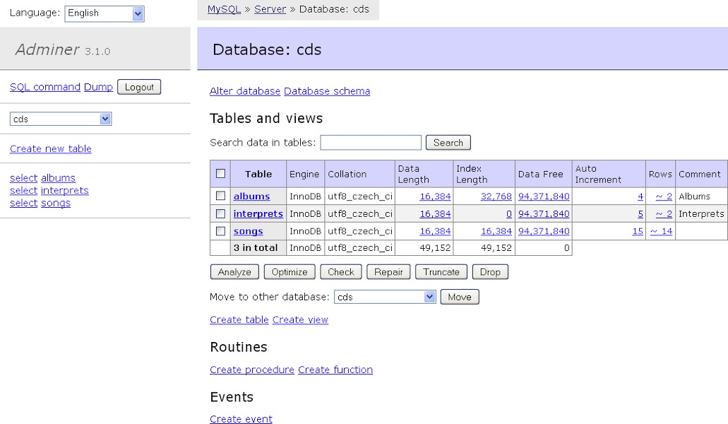 adminer - Image 2