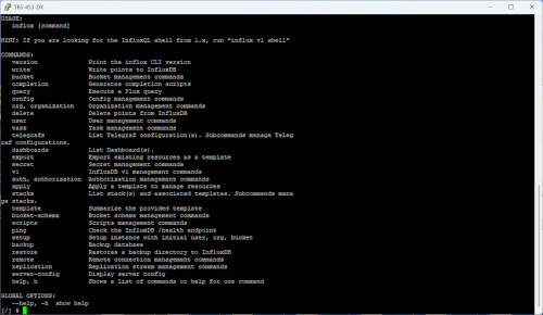 Influx client (CLI) - Image 2